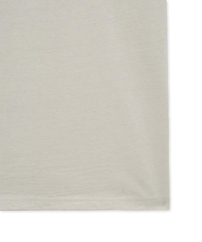 YALE [2Pack] Regular Fit Snell Logo Short Sleeve T-Shirt_White/Warm Gray