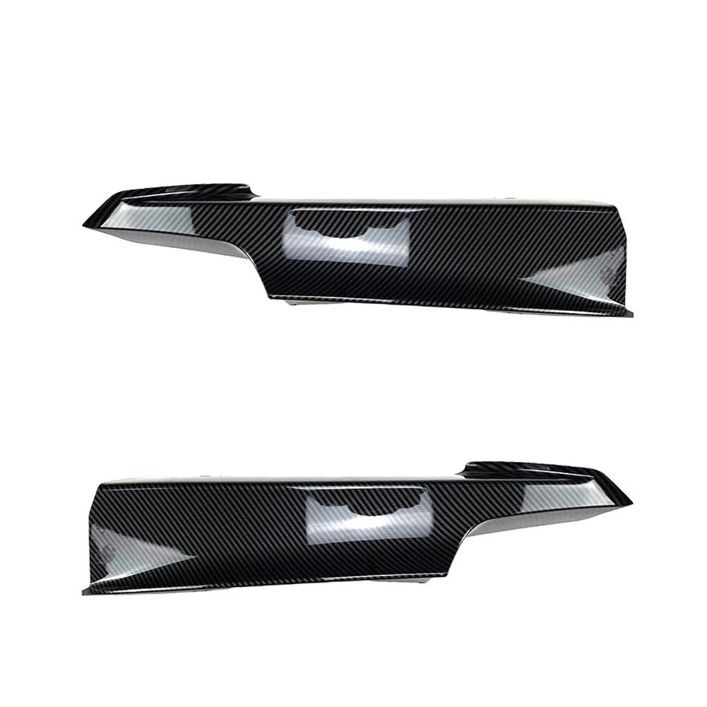 Für BMW F30 F31 M Sport 2012-2019 Frontstoßstangenlippe Splitter Canards Spoiler 1 Paar Auto Nebelscheinwerfer Augenbrauenrahmen Abdeckung Kühlergrill