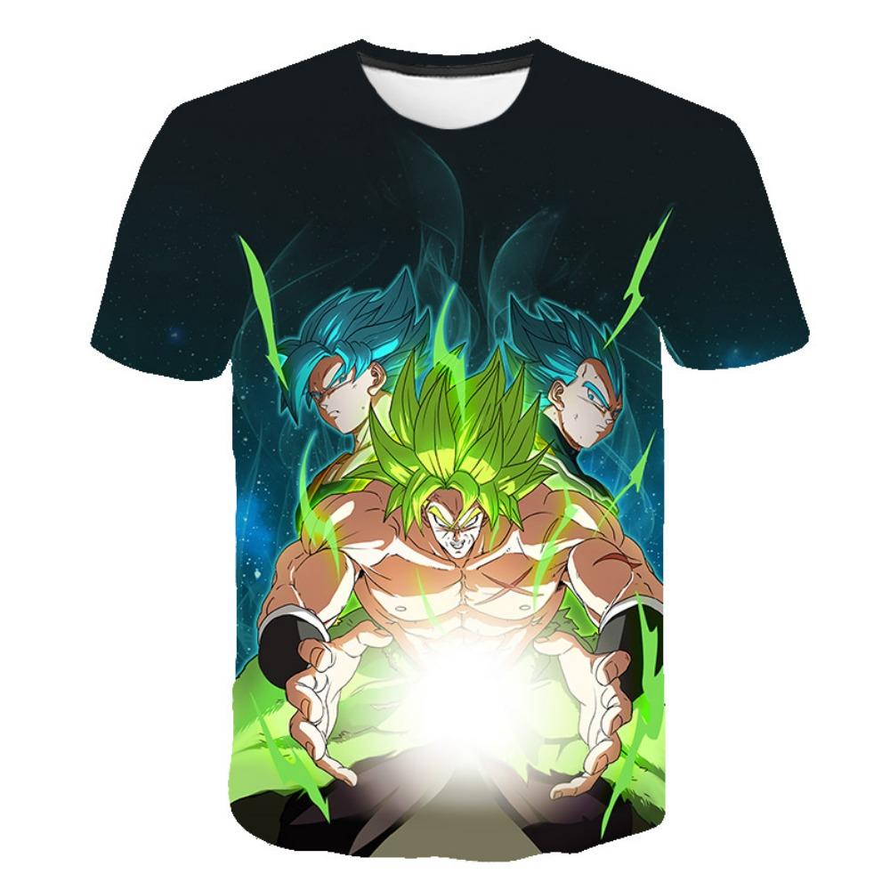 Dragon Ball T-shirt Anime T shirts Child Tees Cartoon Goku T Shirts men Clothes Children's Tops aldult Summer Soft Short Sleeve