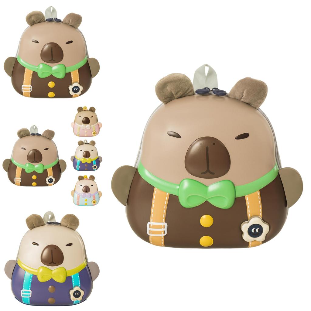 Childrens Cartoon Capybara Mini Backpack With Breathable Eva Material For Kindergarten School Use