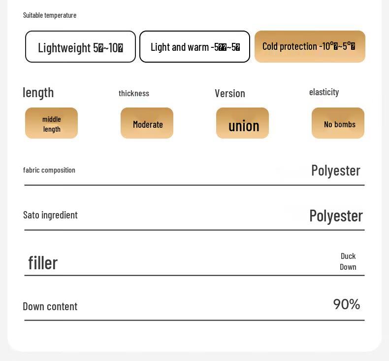 XueZhongFei Women's Long Simple Duck Down Jacket X40142712F