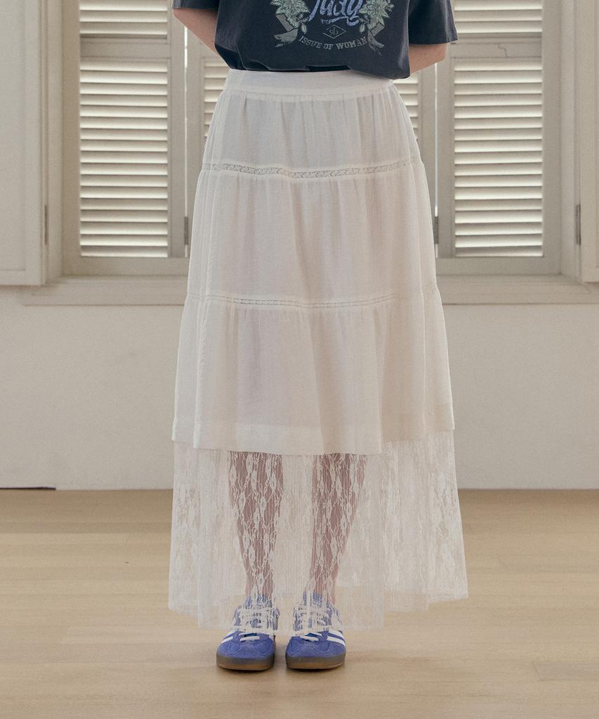 Jucy Judy Lace Tiered Skirt Jzsk324D
