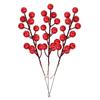 Christmas Simulation Berry 14 Berries  Artificial Flower Fruit Cherry Plants Home Christmas Party Decoration DIY Gift