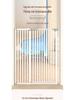 Cat Door Barrier: Auto-Close Pet Gate for Indoor, Balcony, or Stairway - No Drilling Needed