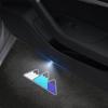 For Snow Mountain Emblem Toyota Prado Hilux Tacoma Tundra Car Door Light Welcome Lamp Wireless Projector Auto Decoration