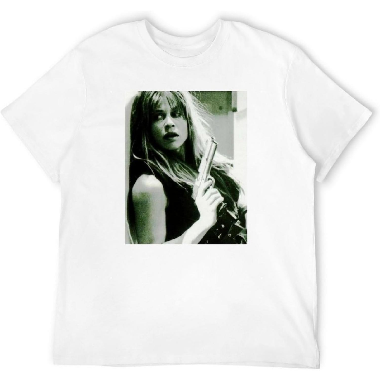 DOO MJUGG Мужские футболки Sarah Connor Terminator Linda Hamilton для фанатов кино Белые XXXXXL белый