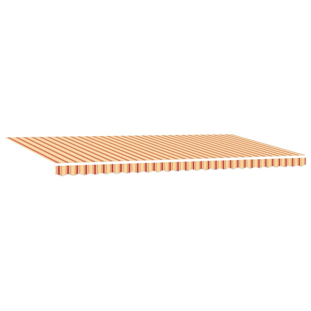 Retractable Awning Yellow and Orange 600 X 300 Cm