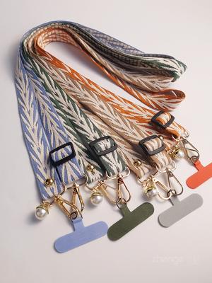Verstellbares Crossbody-Handy-Lanyard, Lange Hals-Hänge-Lanyards, Riemen Mit Universeller Dichtungskarte Für Alle Handyhüllen