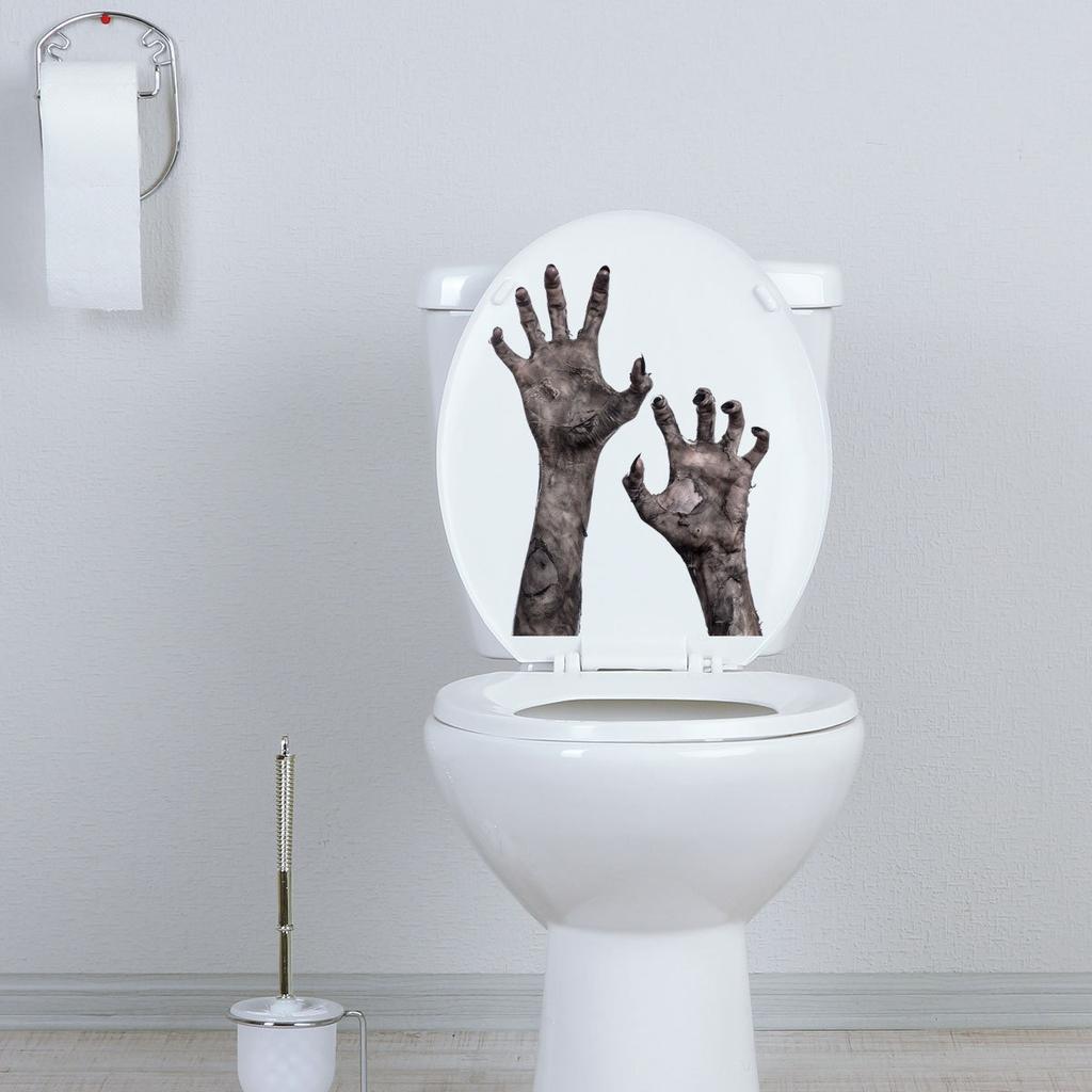 New Ghost Hand Zombie Halloween Wall Sticker Horror Glass Window Living Room Bedroom Wall Sticker