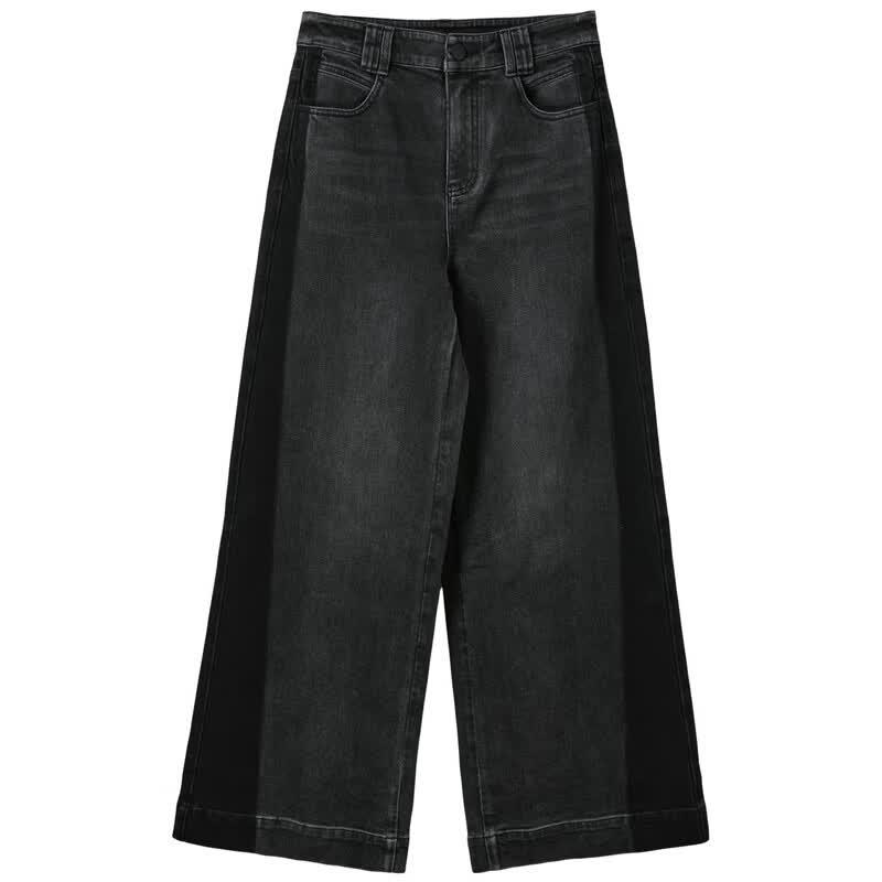 Sancai 2026 Autumn Women's Loose Wide-Leg Jeans