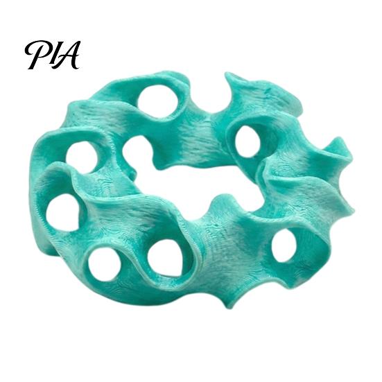 Fish Tank Decorative Ornaments 3D Printed Aquarium Hideout Cave, Wavy Hollow Ring Shrimp Shelter, Safe Shelter for Breeding Hiding Hole Decor,