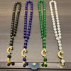 Glass Bead Bracelets Cross Pendants Rosary Bracelets Christian Hand Chain Jewelry for Baptisms Christening Prayer Gift