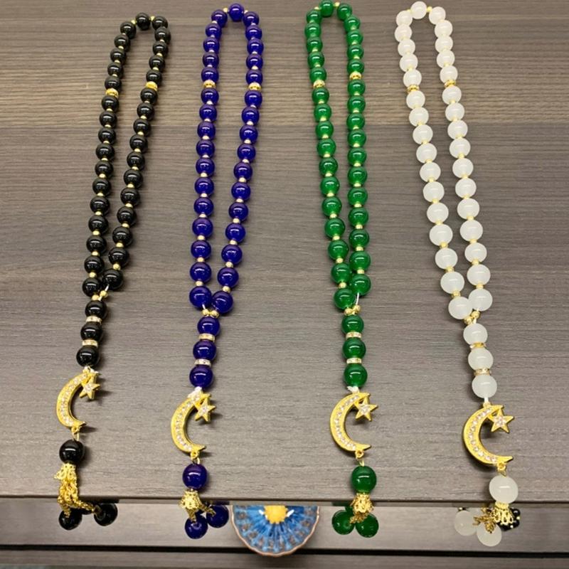 Glass Bead Bracelets Cross Pendants Rosary Bracelets Christian Hand Chain Jewelry for Baptisms Christening Prayer Gift