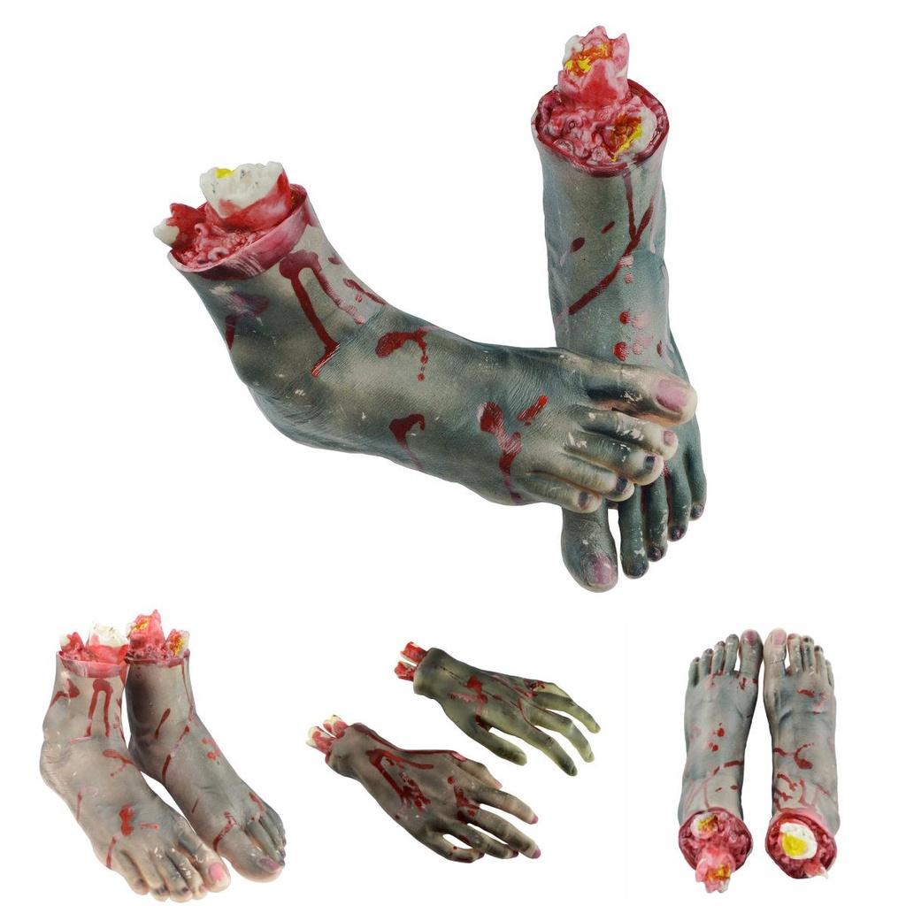 Halloween Requisite Gefälschte Hand Requisiten Filmdreh Requisiten Einzelne Gefälschte Hand Super Süß Exklusiv für den Außenhandel Körper Requisiten