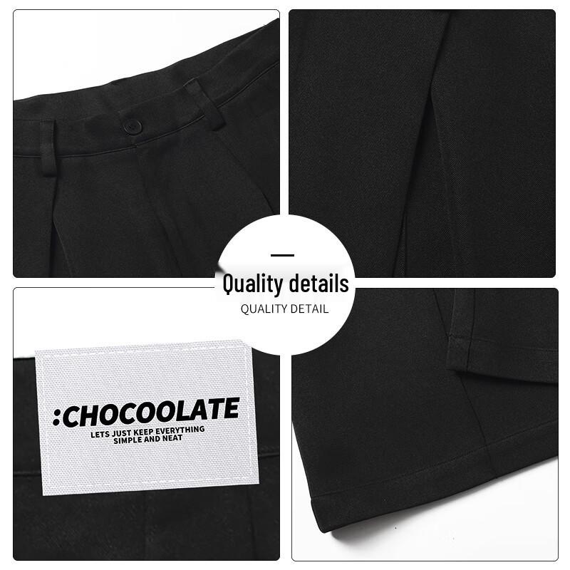CHOCOOLATEit Pánské plisované volné kalhoty s chladivým dotykem