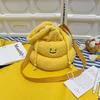 Soft Funny Plush Shoulder Bag Large Capacity Women's Crossbody Bag Cute Lovely Poo Pouch  Daily
