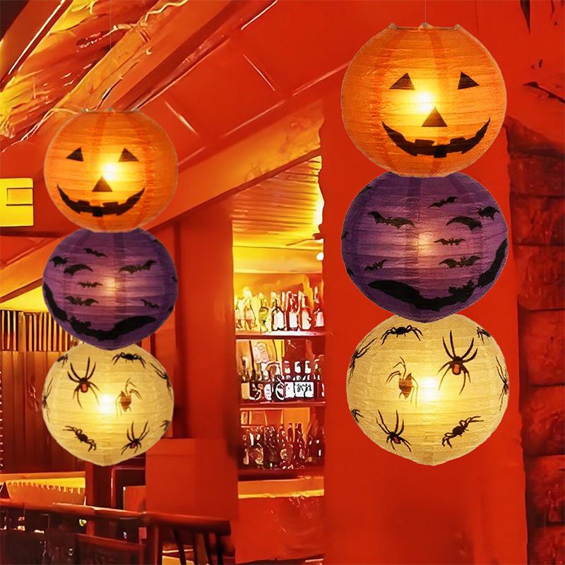 1/5 Stück Halloween Kürbis Laternen Halloween Dekorationen Laternen Cosplay Requisiten Haus Außen Dekoration Kein Strom Benötigt