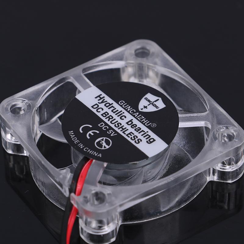 4010 Dc 5V 12V 24V Cooling Fan Led Iight Emitting Hydraulic Bearing 2Pin