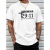 European Sizes New Men's Short-sleeved T-shirt Summer Fashion Trend Top Printed Men's Bottoming Shirt Spring and Summer Round Neck