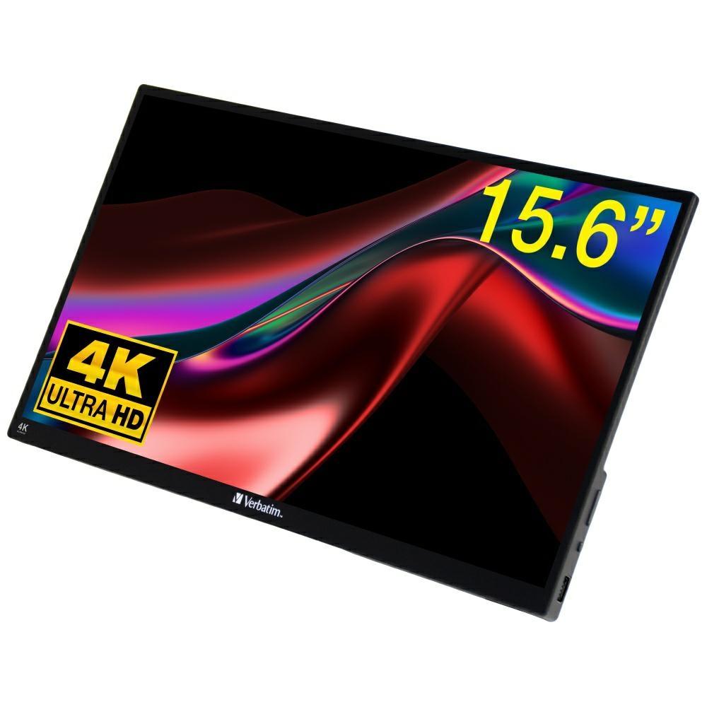 Verbatim Monitor Przenośny Dotykowy15.6 Ultra Hd 4K Czarny/Black 32238