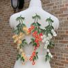 2pcs Exquisite Clothing Applique Green Leaf Clothes Patches Daisy Flower Embroidered Patches  Sewing