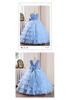 Girls' 2025 Summer Formal Piano Performance Dress - Stylish Backless Princess Gown for Children's Fashion Show
