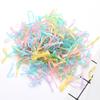 220Pcs Kid Girls Multicolor Disposable Hairbands Elastic Rubber Ponytail Holder