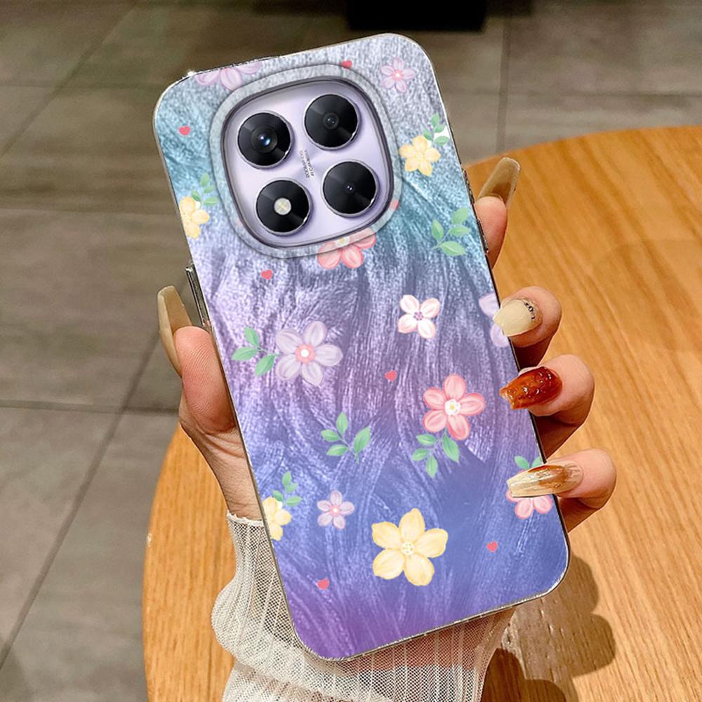 Gradient Colorful Butterfly For Xiaomi Redmi Note 13 14 Pro 4G Note 14 Pro+ 5G Poco X6 Cases Cover Soft Phone Case Silicone Shell Back Funda Bumper