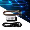 USB Logics Analyzers Device 24M Sampling Rate 8 Channel with Ferrite Rings USB Cable UART IIC SPI Debug Logics Analyzers