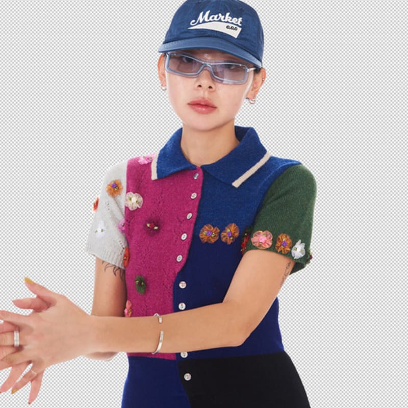 OOOMARKET Triangle Cap (navy)