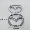 1pcs 3D for Mazda Car Front Head Hood Bonnet Emblem Rear Tail Bumper Trunk Steering Wheel Sticker Badge Decal Styling