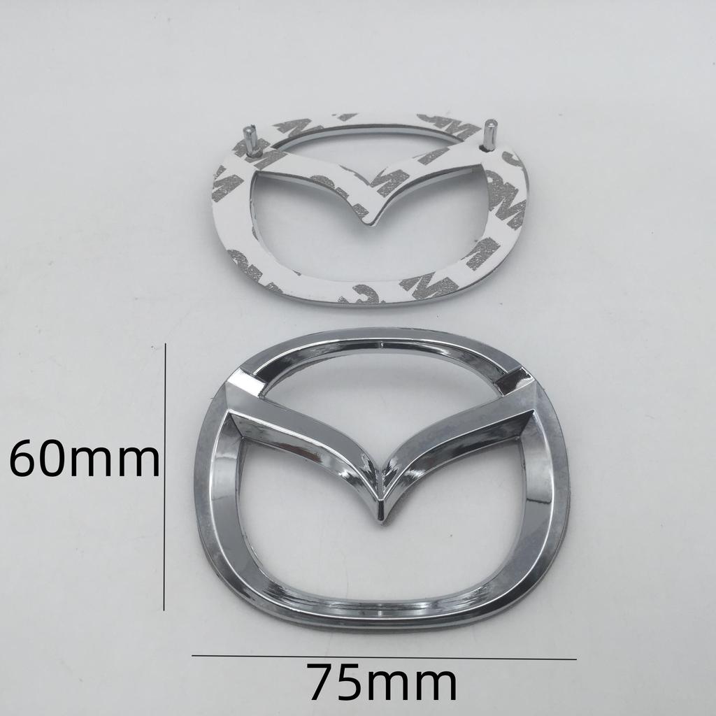 1pcs 3D for Mazda Car Front Head Hood Bonnet Emblem Rear Tail Bumper Trunk Steering Wheel Sticker Badge Decal Styling