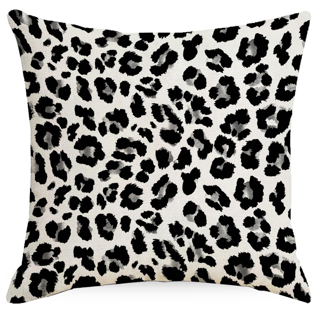 Leopard Spot Pillowcases Home Decoration Cushions Living Room Sofa Bedroom Headrest Nordic Style High-end Square Cushion Cover