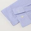COMMEdesGARCONS HOMME DEUX DN-B053 Blue Cotton Regular Color Long Sleeve Striped Shirt tops M blueUsed