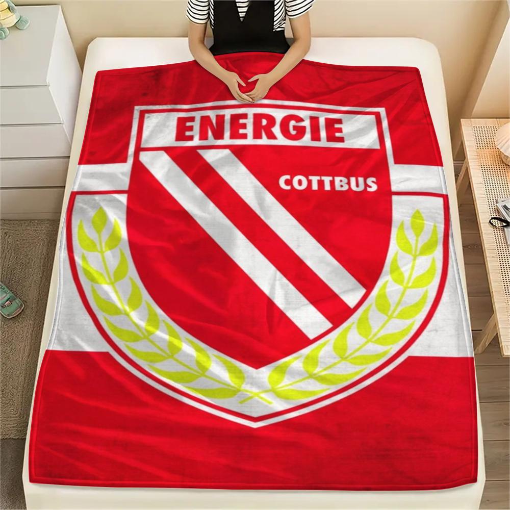 1 Stück Energie Cottbus Aufdruck Flanelldecke, Hohe Qualität, Bequem für Alle Jahreszeiten, Heimdekoration, Wärme und Komfort, Perfekt für Weihnachtsgeschenke38