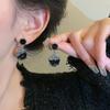 Silver Needle Irregular Crystal Geometric Earrings Light Luxury Niche Temperament Earrings Cold Style Fashion Versatile Earrings
