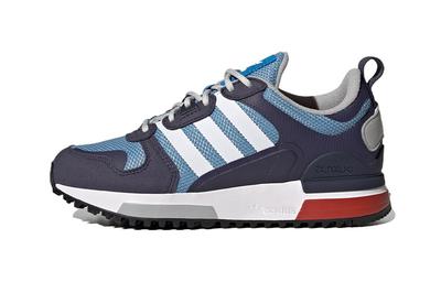 Originals ZX 700 Chaussures de Sport Résistantes à l'Abrasion Respirantes Basse Tige Enfants Style de Vie Noir Bleu HP8871