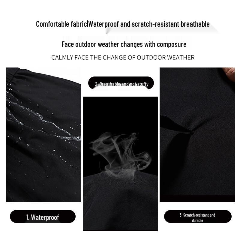 EASTERN CAMEL Unisex Reversible Fleece Lined Hooded Winter Jacket