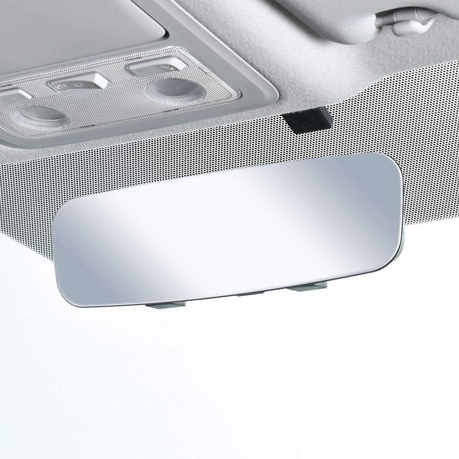 

SEIWA Car Interior Accessories Frameless Rearview Mirror, Silver, 250mm, Flat Mirror R107