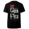 Vintage U2 Boy Band Heavy Cotton Black All Size Unisex Classic Shirt BL446 Unisex T-Shirt