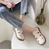 Women's Summer Vintage Sandals Buckle Shallow Mouth Casual Women Shoes Female Platform Retro Slippers Ladies Roman Sandals 35-40