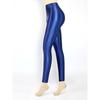 High Waist Shiny Leggings Women Stretchy Nine-Quarter Yoga Dance Workout Pants