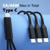 Cavo di ricarica USB C a USB C 3 in 1 GIMIRO Cavi di trasferimento dati di ricarica rapida di tipo C