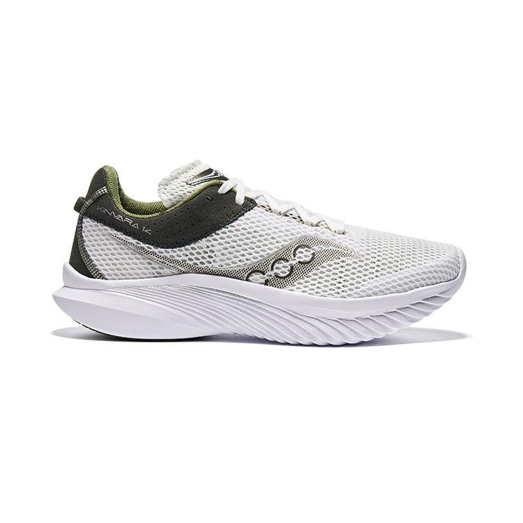 SAUCONY Kinvara 14 Leichte Bequeme Dämpfung Low-Top Laufschuhe Herren Sneaker Weiß Grün S20823-34