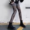 Spring And Autumn Retro American Asymmetrical Pure Desire Wind Hole Mesh Socks Explosive Subculture Personality Millennium Spice Girls Stockings