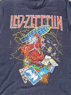 Led Zeppelin 80's Zoso The Hermit Wizard T-shirt Size S-5XL