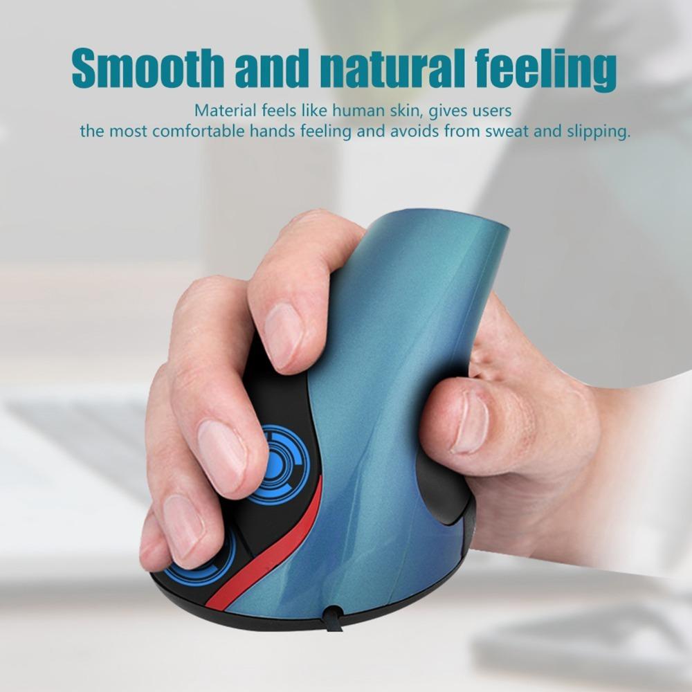 Optical Sensor Ergonomic Mouse 1200DPI Gaming Mouse Comfort Grip Vertical Mouse  Laptop Computer