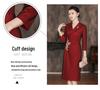 2025 Autumn Elegant V-Neck Slimming Dress for Mother of the Bride