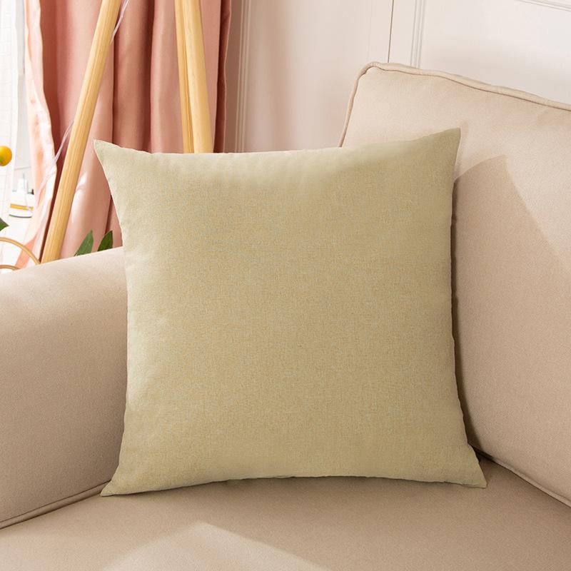 Cotton Pillow Cover Sofa Cushion Bedside Large Waist Pillow Bedside Rectangular Nordic Small Lumbar Support Pillow Pillowcase