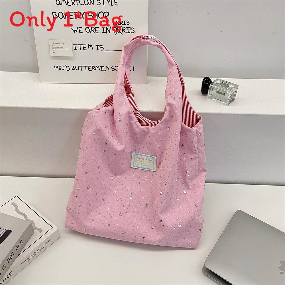 Casual Canvas Tote Bag For Women With Sequin Details For Daily Use